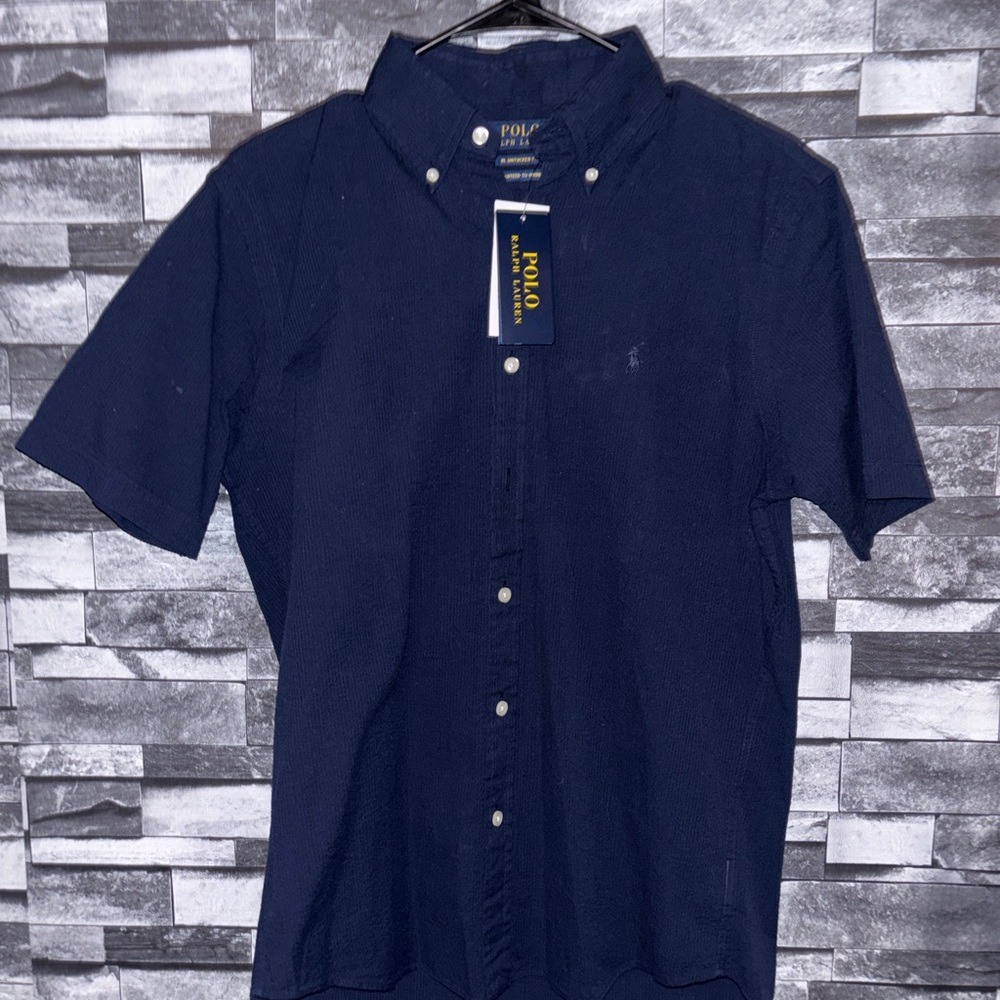 Polo by Ralph Lauren Kids Deep Blue Casual Shirt